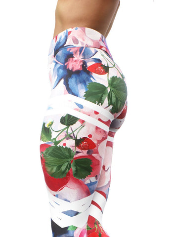 Berry Cream Blend Leggings-High waisted leggings-bootysculpted
